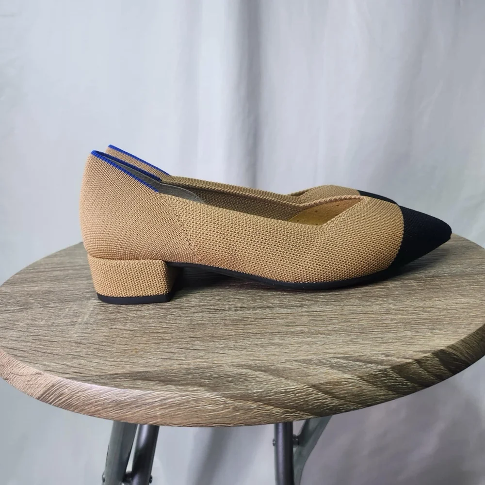 Rothy’s Women’s The High Point In Love Insole I’m Wren Captoe Shoes 8.5 Preppy
